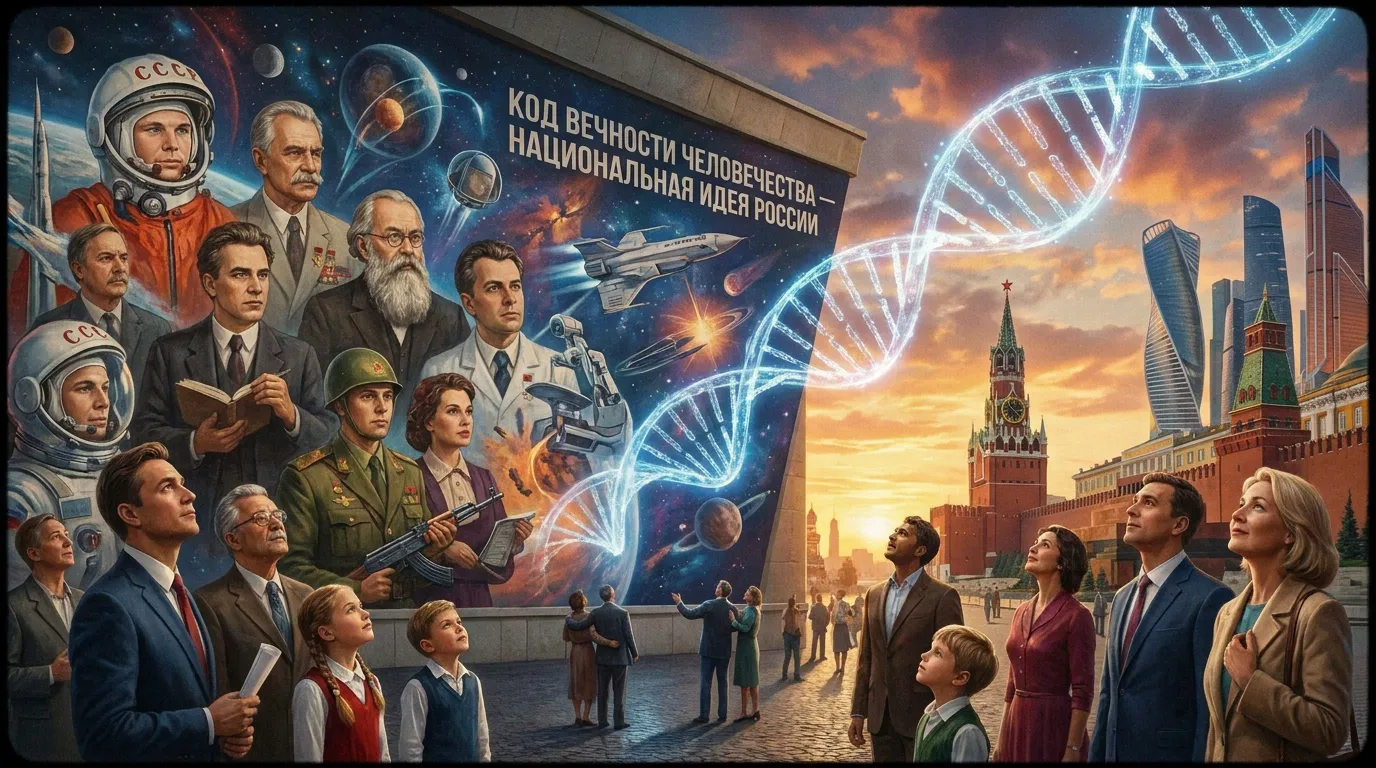 Национальная идея России — единственный подходящий кандидат концепция Код вечности человечества.