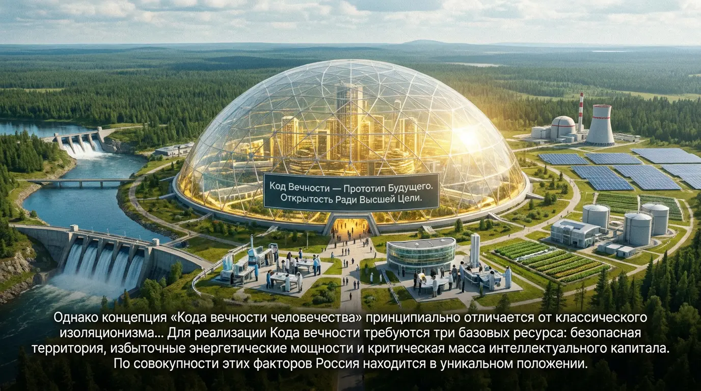 Ковчег для цивилизации: Может ли Россия в одиночку начать путь человечества к вечности?
